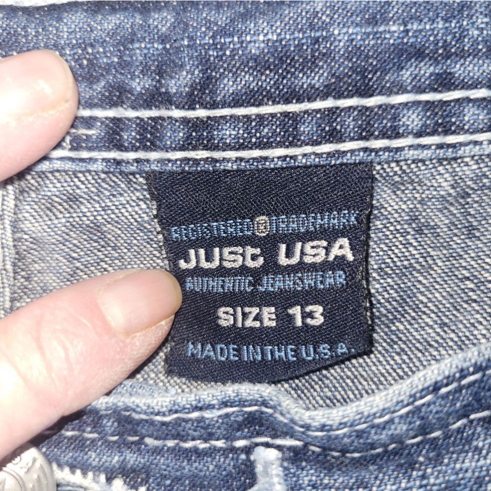Women's JUST USA Jeans - Size 13 - Blue - Picture 5 of 10